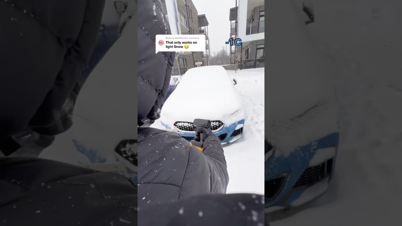The most powerful snowblower for your car ￼🏆