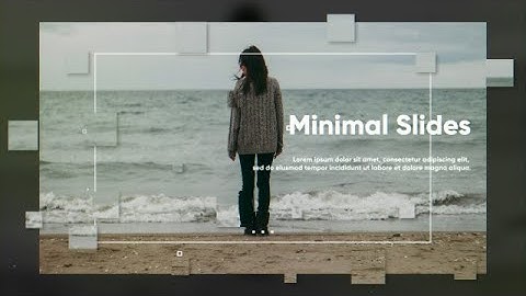 Minimal Slides Premiere Pro Templates