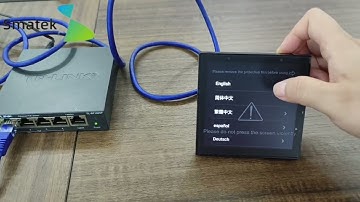 SMATEK 4" POE Tuya SmartLife Smart Home Automation Control Display Panels Android China OEM Factory