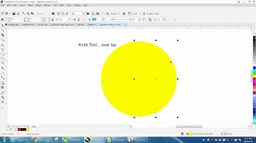 Corel Draw Tips & Tricks Knife tool Overlap and more X8