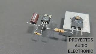 Como Hacer un Amplificador Con Dos Transistores Facil