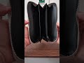 Personalized leather wallet ASMR (so satisfying) 🧊 #shorts