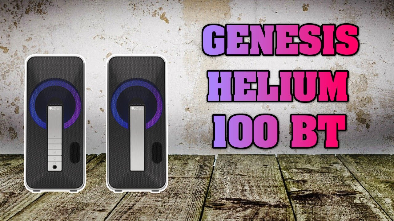 Genesis Helium 100 BT - głośniki komputerowe... i nie tylko, z funkcją bluetooth