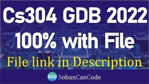 cs304 gdb || cs304 solution 2022 ||CS 304 gdb solution || gdb cs304 file solution