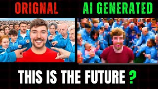 I Tried Making MrBeast Thumbnail using only AI | AI-Generated MrBeast Thumbnails