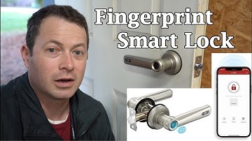 ✅ Fingerprint Smart Lock With Lever Handle - Geek Smart L-B202 Install and Review