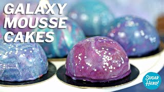 Galaxy Mousse Cakes