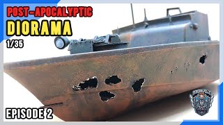 Details Modeling the Apocalypse: Crafting Convincing Post-Apocalyptic Dioramas - Abandoned Boat [EP2] News