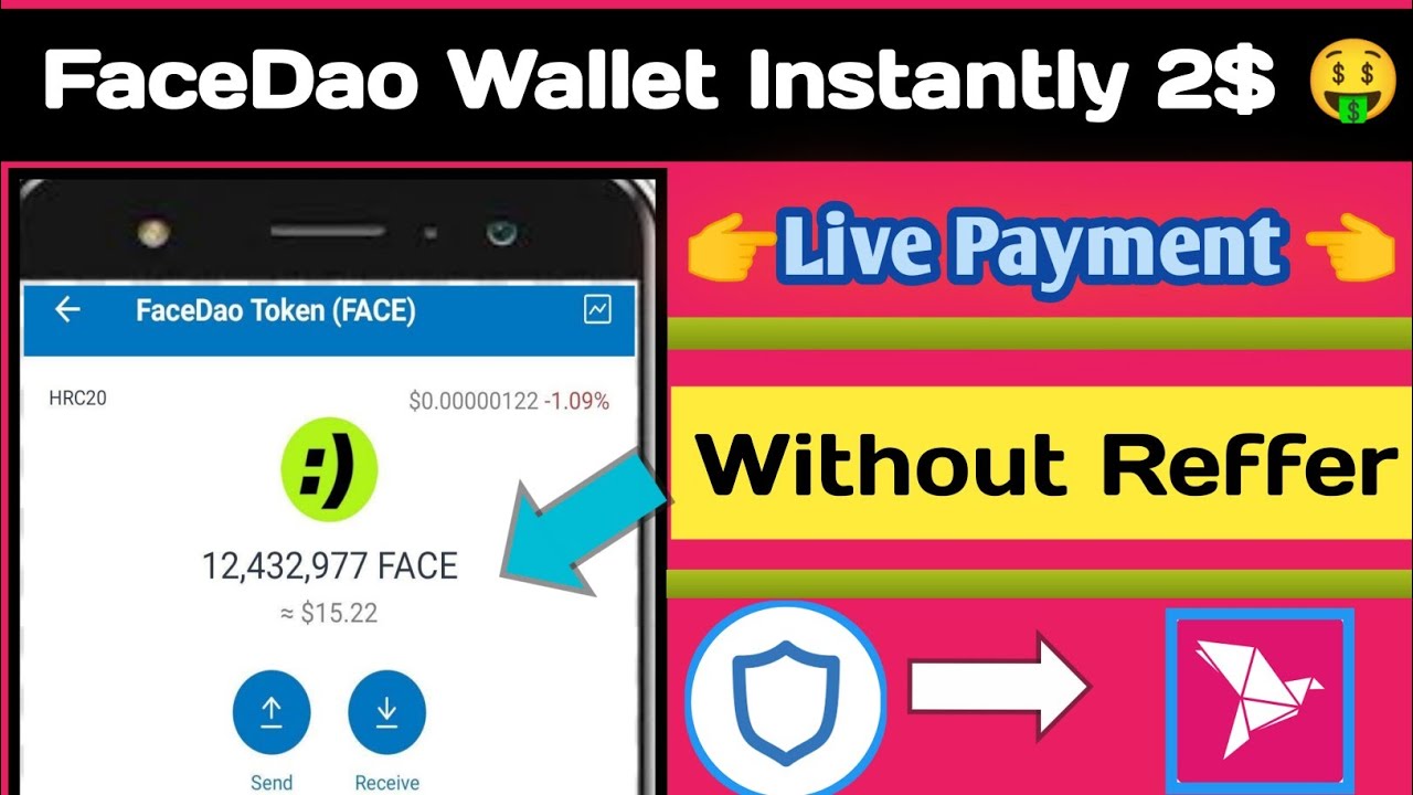 💥 FaceDao Wallet Instantly 2$|Live Payment |Without Reffer | How to Withdraw facedao wallet| Facedao