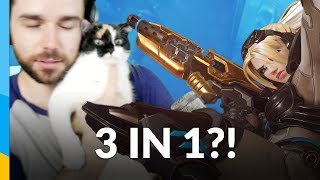 1v1 Overwatch: 3 Jumping Widowmaker Headshots In 1 Video?!