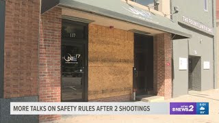 Greensboro leaders address safety rules after two shootings at downtown night clubs