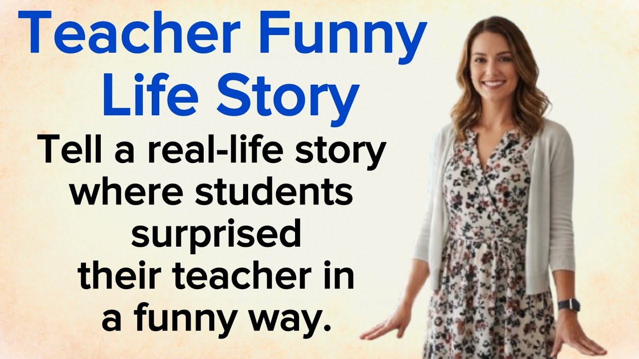 Teacher Funny Life Story | Learn English with Real Life Story ✅ Level 3 Storytelling ✅ IELTS