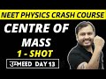 Centre Of Mass - 1 SHOT || All Concepts , Formulae , Tricks and PYQs || NEET Physics Crash Course