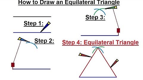 Geometry - Constructions (13 of 15) How to Draw an Equilateral Triangle
