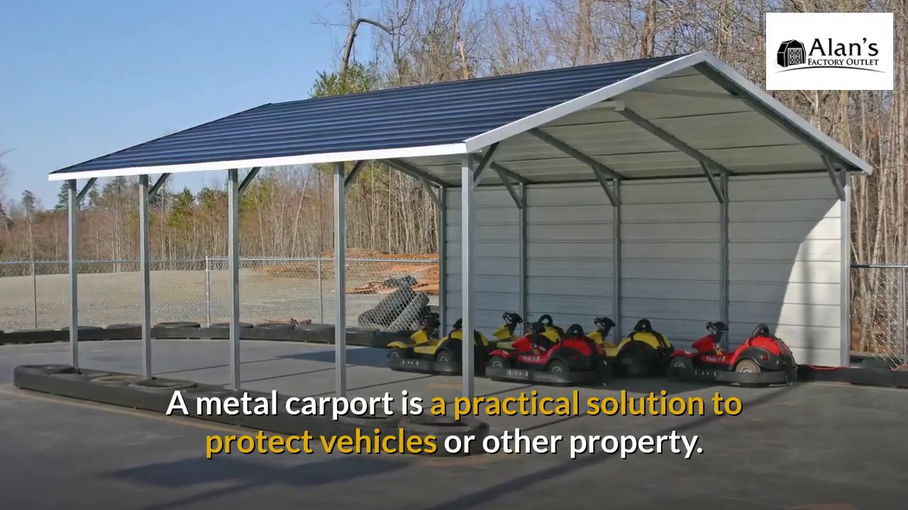 Alan S Factory Outlet Metal Carports Youtube