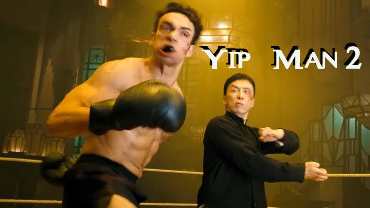 Ип Ман дерётся с лютым боксёром.Финальный бой мастера. Ип Ман 2 \ Yip