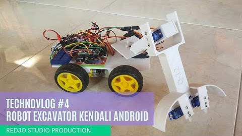 Technovlog #4 Robot Excavator Kendali Android via Bluetooth