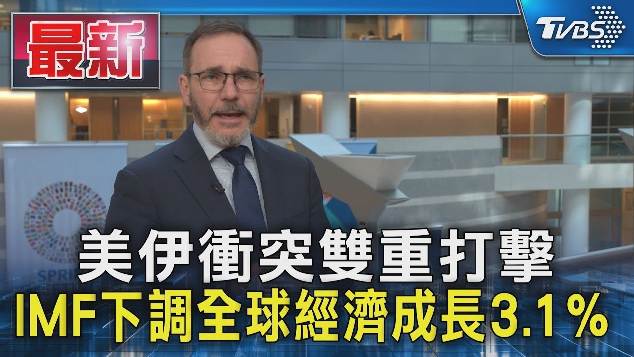 美伊衝突雙重打擊 IMF下調全球經濟成長3.1%|TVBS新聞 - YouTube