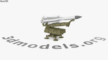 S 200 missile system 3D model by 3DModels.org