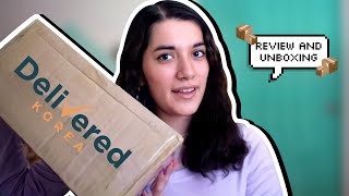 delivered korea review + unboxing my first lightstick!