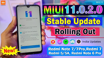 MIUI 11.0.2.0 Stable Update Rolling Out Officially | Redmi Note 7, Note 7S | MIUI 11 Update Features