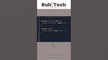 React JS Props #reactjsinterviewquestions #reactjstutorial #reactjs #job #