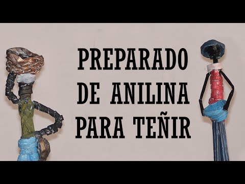 Como teñir viruta con anilina