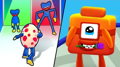 Monster Egg | Merge Number Cube 3D Run / All Level Gameplay: Android,iOS