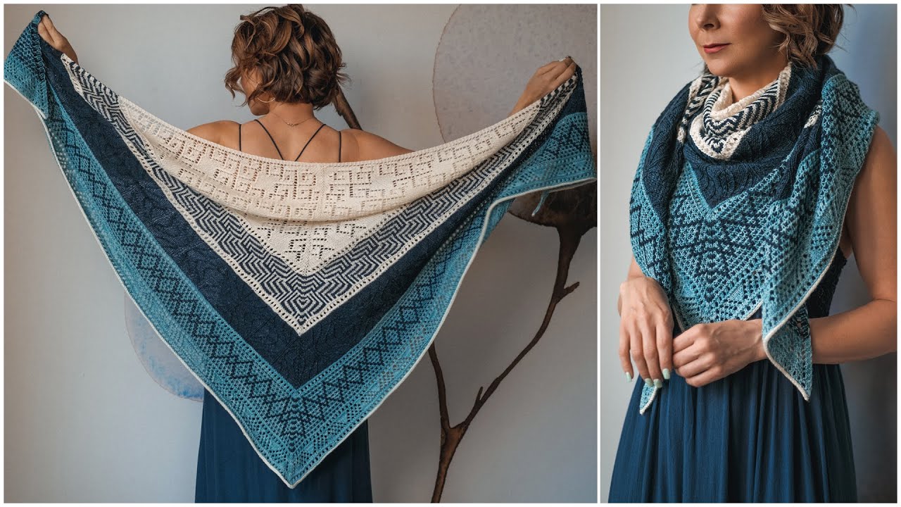 Are You Ready for this Showstopper Shawl? Learn to Read Knitting Charts & Cast On Crystal Roads!