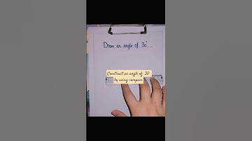 How  to make an angle of 30° by using compass #shorts #edits #geometry #maths #ytshorts #growth