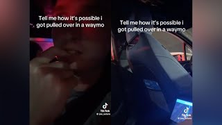 Waymo rider films police stop of driverless taxi