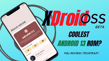 xdroid OSS [Beta r8] | Based on Android 13 | ft. Poco F1 | Full Review | TechitEazy