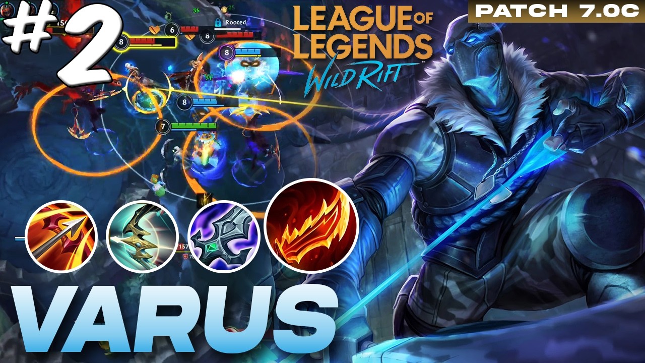On-hit Varus build goes brrr!! | Varus gameplay #2 | Wild Rift