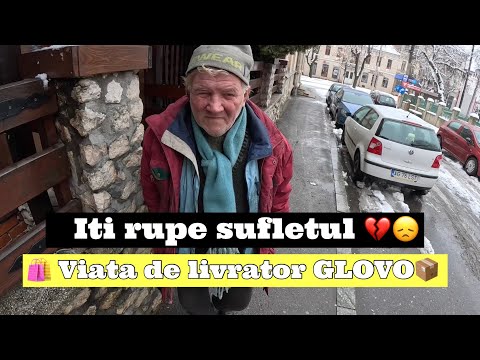 POV : POVESTEA BATRÂNULUI ARUNCAT IN STRADA💔IȚI RUPE SUFLETUL - 🛍️VIAȚA DE LIVRATOR LA GLOVO📦