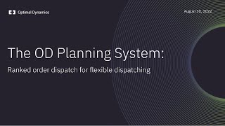 Ranked Order Dispatch For Flexible Dispatching