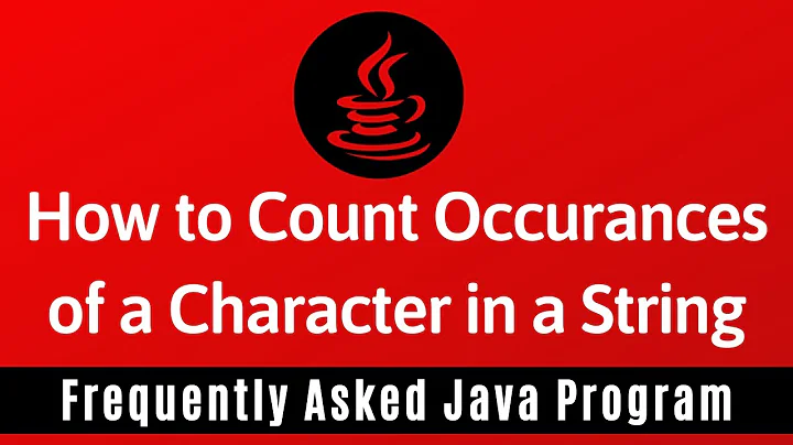 Frequently Asked Java Program 26: How To Count Occurrences of a Character in a String