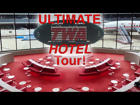 Video: JFK Airport TWA Hotel Bezgalības Baseins