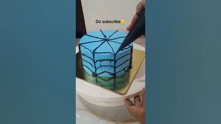 Spiderman💙 cake design for kids||#viral #shortvideo #trending #cake #shortsfeed #ytshorts #shorts