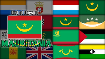 Mauritanian Flags Animation 