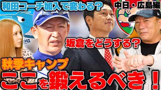 【秋季キャンプ課題】中日は『野村監督の楽天創設時にヒントがある‼︎』広島は『坂倉をどう鍛えるか』秋季キャンプの課題を豊さんが分析します！【中日・広島編】