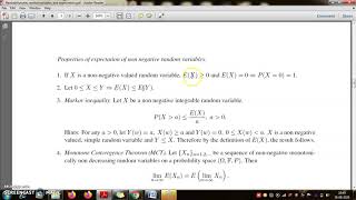 Expectation of non negative random variables explained