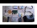 【What's in my bag?】鞄の中身 紹介/かるいかばん/コンパクト/ミニマル アイテム