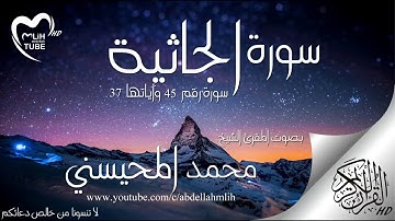 سورة الجاثية بصوت محمد المحيسني HD