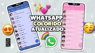 NOVO WHATSAPP COLORIDO