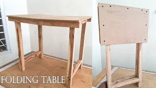 How to build a Folding Table | Folding Study Table | Space Saving DIY wooden Project