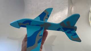 Unboxing, Testing & Reviewing Dollar Tree Foam Airplane Glider