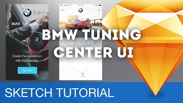 Sketch 3 Design Workflow - BMW Tuning Center (iOS) - Sketchapp Tutorial