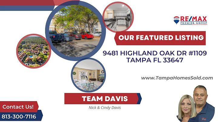 9481 Highland Oak DR 1109 Tampa FL 33647