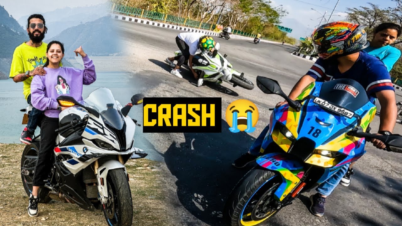 Socha Nahi Tha BMW S1000RR M Sports Ki Pelhi Ride Pr Aisa Hoga 😭 Crash