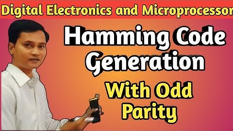 10.3) Hamming Code Generation with Odd Parity Example